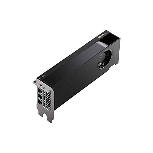 NVIDIA graphics card with multiple ports and a cooling fan